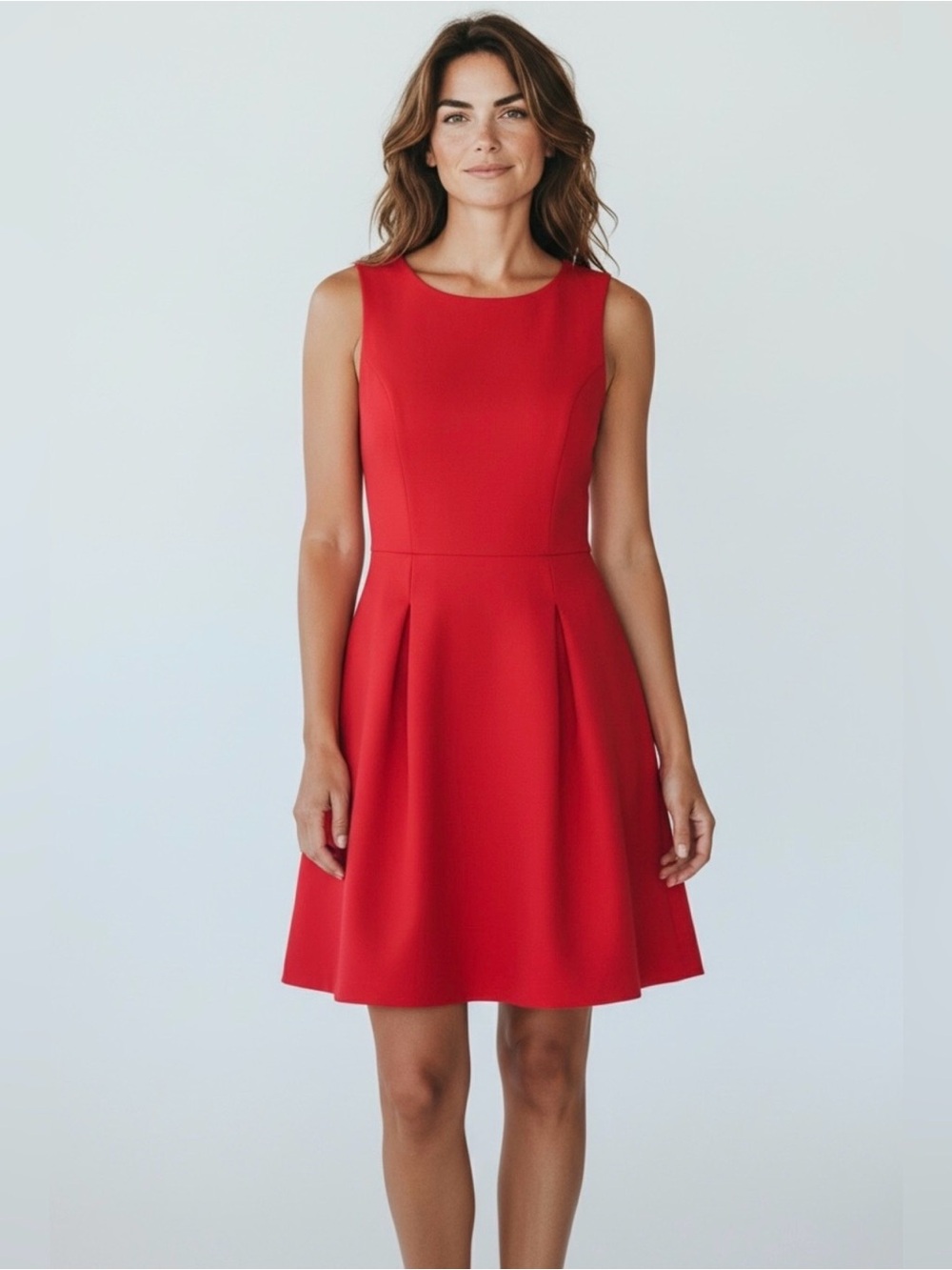 Outback Red Sleeveless A-Line Dress // Red // 0